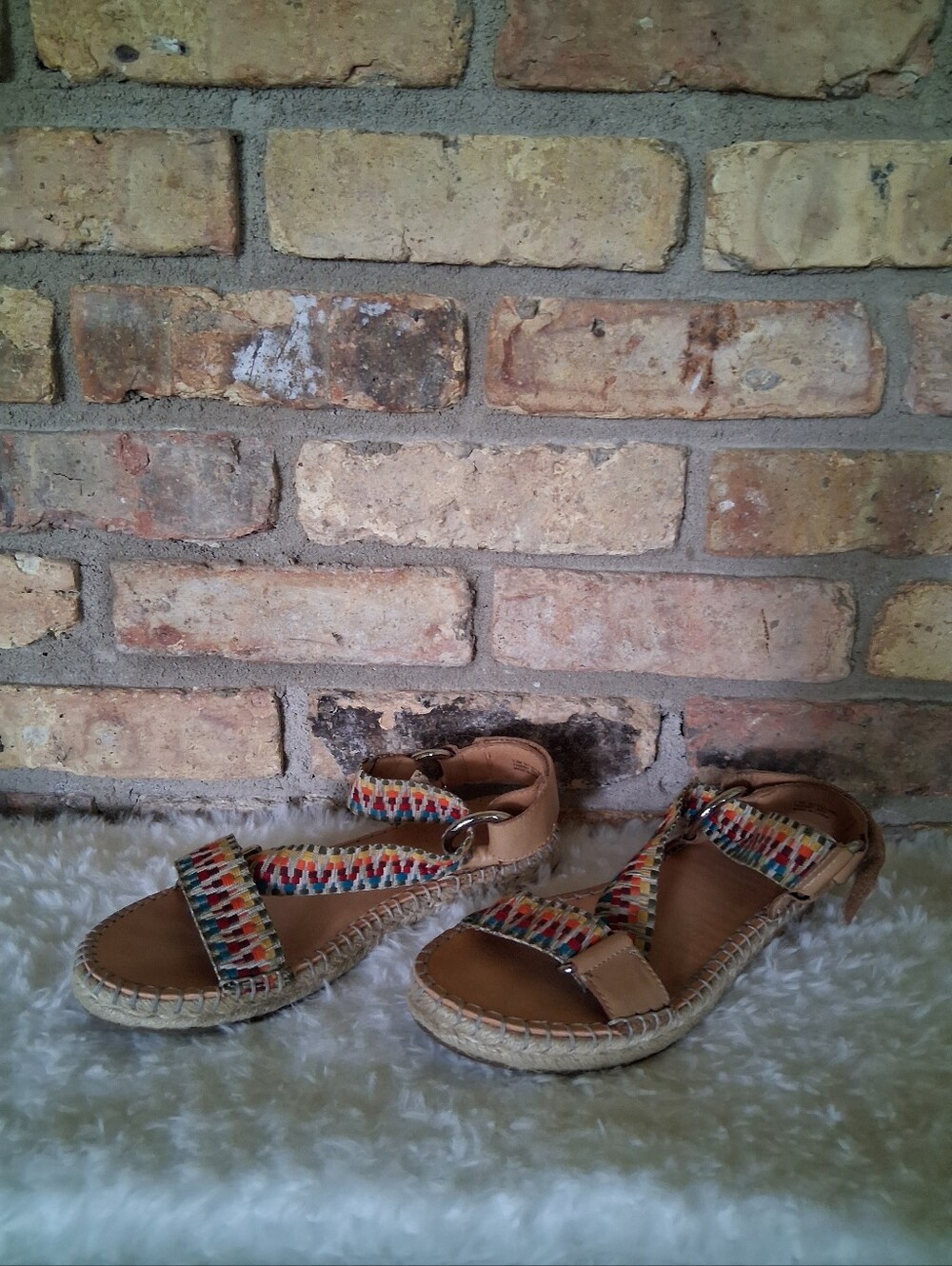 FRYE & CO KOLE ASYMMETRICAL ESPADRILLE SANDALS SIZE 7.5M - Picture 3 of 9